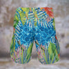 dos - Short collection NIKF Island Vibes – Short Cargo Homme Imprimé - Couleurs Lagon