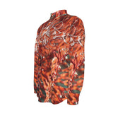 Men's Red Gorgon Long-Sleeved Cotton Shirt
