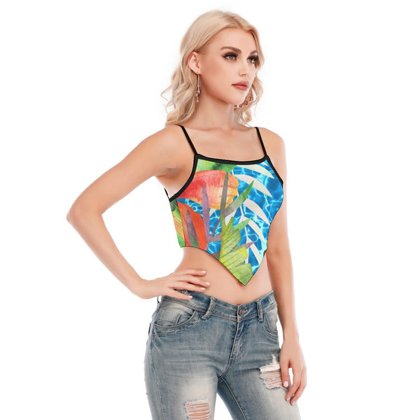 av droit - Tankini Tube Top Femme "Island Vibes" – Spaghetti Strap – COULEURS LAGON