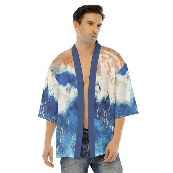 avant - Kimono Court Japonais Homme – OCEANIC Gala du Lagon NIKF - Couleurs Lagon