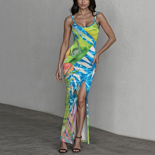 avant - Robe Longue Évasée Stripe - Island Vibes – COULEURS LAGON