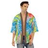 avant - Kimono Court Japonais Homme – ISLAND VIBES Gala du Lagon NIKF - Couleurs Lagon