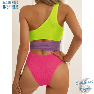 Couleurs Lagon - Monokini Push-Up Tangua Brésilien CARNAVAL