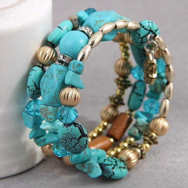 vertical - Bracelets Bleu Couleurs Lagon - Couleurs Lagon