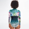 Combi surf manches longues MITI caraco Meduses II Couleurs Lagon