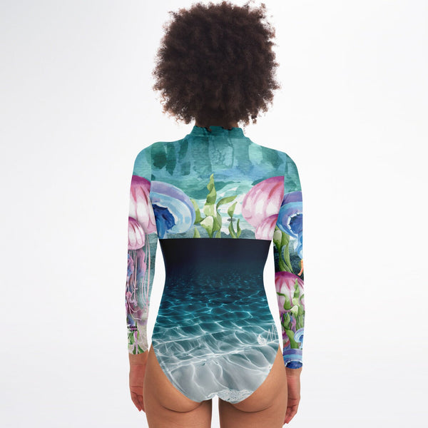 Long-sleeved MITI surf suit camisole Meduses II Lagon Colors