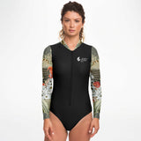 av - Combi surf manches longues MITI caraco Coquillages Couleurs Lagon