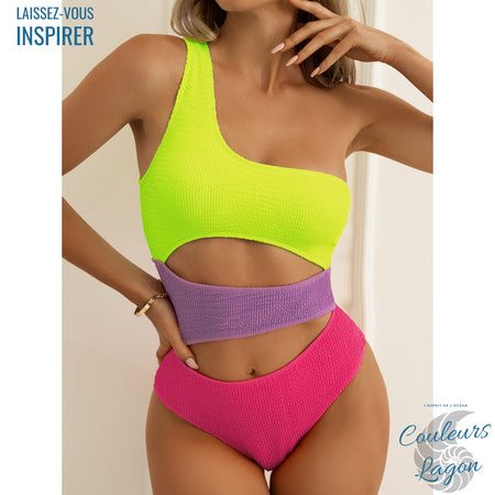 Couleurs Lagon - Monokini Push-Up Tangua Brésilien CARNAVAL