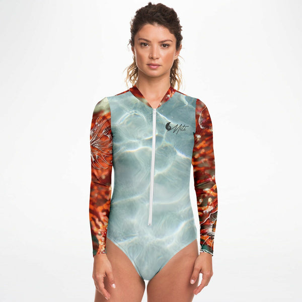 av - Combi surf manches longues MITI caraco Gorgones II Couleurs Lagon
