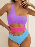 avant violet - Monokini Push-Up Femme Brésilien CARNAVAL – Maillot de Bain Une Pièce Sexy Couleurs Lagon