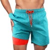 Boardshort homme MANA Couleurs Lagon — Short de bain chevrons bleu marine