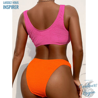 Couleurs Lagon - Monokini Push-Up Tangua Brésilien CARNAVAL
