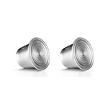Capsule en Acier Inoxydable avec Filtre pour Machine Nespresso