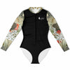 av a plat - Combi surf manches longues MITI caraco Coquillages Couleurs Lagon