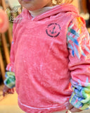 avant gros plan - Polaire Mahïna – Le Hoodie Enfant 4-16 ans qui Fait Fondre les Cœurs - Rose - Couleurs Lagon