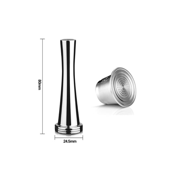 Capsule en Acier Inoxydable avec Filtre pour Machine Nespresso