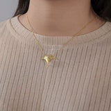 or sur le cou - Pendentif Raie Manta en Argent Massif Polynésie - Couleurs Lagon