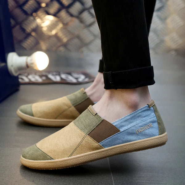 Espadrilles homme colorées à bout rond – Couleurs Lagon