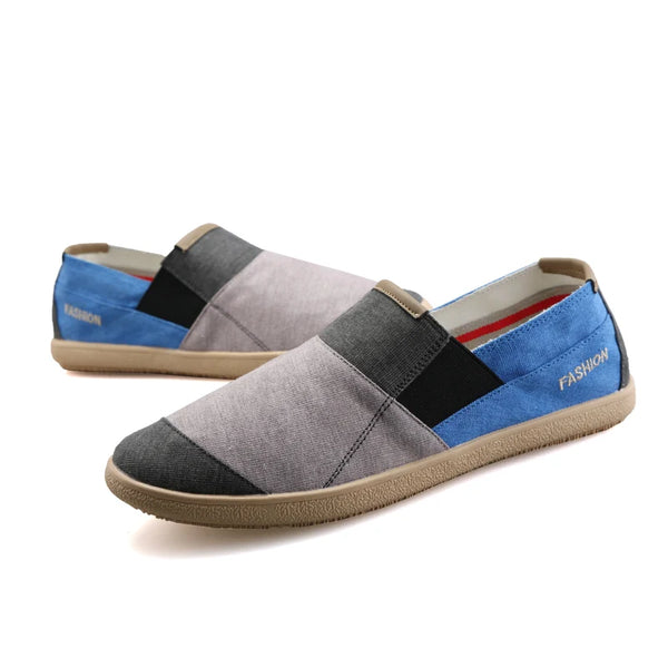 Espadrilles slip-on homme semelle caoutchouc – Couleurs Lagon