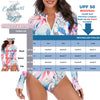 Guide des tailles monokini femme FLOWER — Couleurs Lagon