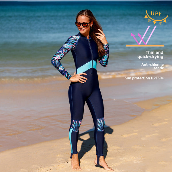 Combinaison Intégrale Lycra Rashguard Manche Longue UPF50 FLUO I