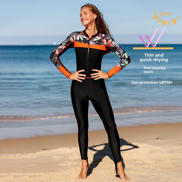 Combinaison Intégrale Lycra Rashguard Manche Longue UPF50 FLUO I