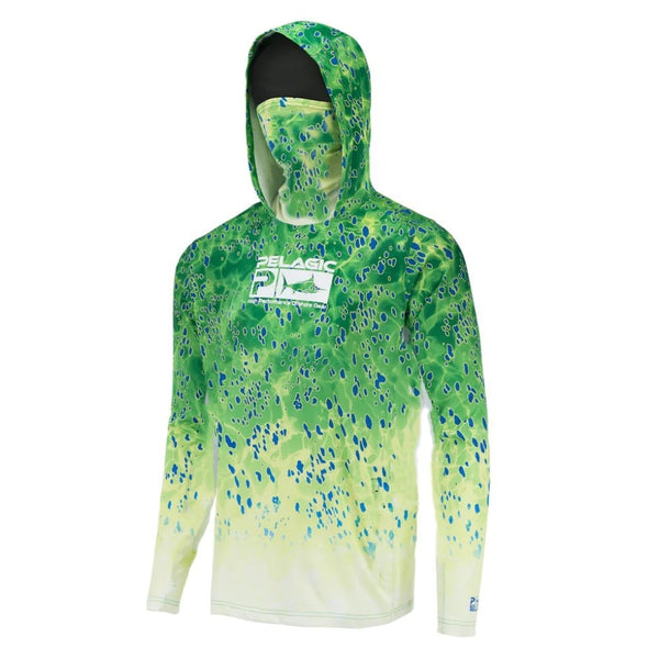 Lycra rashguard homme anti-UV vert fluo pêche sportive — Couleurs Lagon