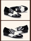 Chaussures de Danse Latine & de Salon Homme Cuir Verni – Couleurs Lagon