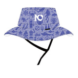 violet-Chapeau Bob Anti-UV Respirant — Randonnée, Pêche, Homme Femme