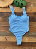 Couleurs Lagon - Sexy Monokini 1 pièce Push-Up Bas Tangua Brésilien