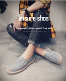 pub2 - Espadrille respirante en toile tissée – Loafers homme d'inspiration chinoise, souples et légers - Couleurs Lagon