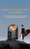 puissante et gros debit 400L/mn - Pompe Électrique Portable 20 PSI avec Éclairage et Batterie Rechargeable - COULEURS LAGON