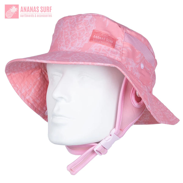 rose-Chapeau de Surf Anti-UV avec Mentonnière — Kitesurf, Pêche, Sport Nautique