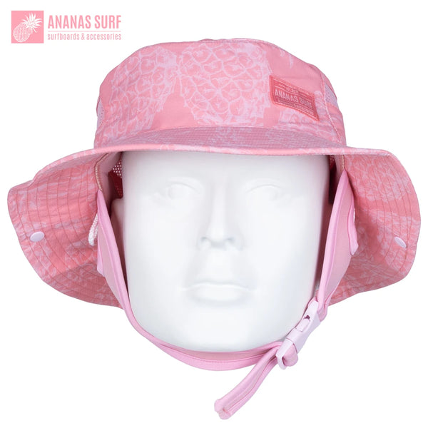 rose-Chapeau de Surf Anti-UV avec Mentonnière — Kitesurf, Pêche, Sport Nautique