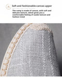 détail 01 - Espadrille respirante en toile tissée – Loafers homme d'inspiration chinoise, souples et légers - Couleurs Lagon