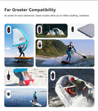 compatibilité - Pompe Électrique Rechargeable 20 PSI Airbank Board Paddle Kite Wing SUP - Couleurs Lagon