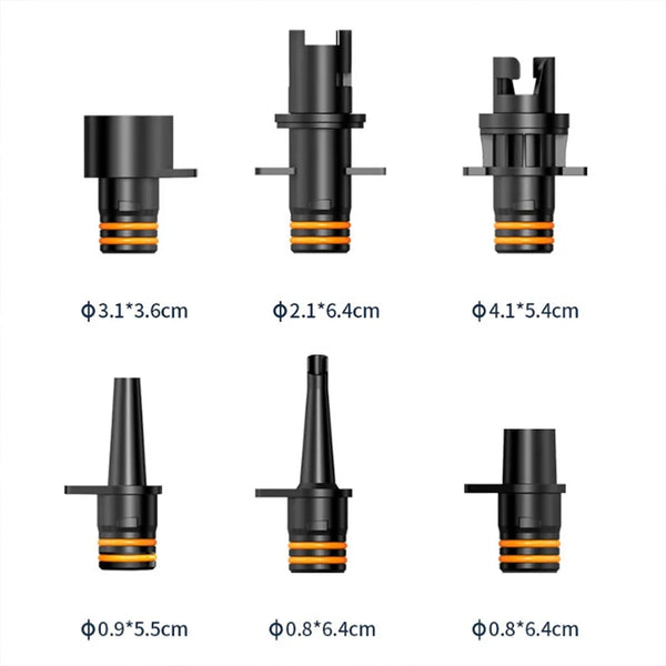 embouts - Pompe Électrique Rechargeable 25 PSI – Haute Performance et Polyvalence - Couleurs Lagon