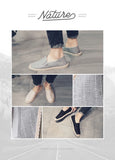 Natures - Espadrille respirante en toile tissée – Loafers homme d'inspiration chinoise, souples et légers - Couleurs Lagon
