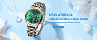 nouveaute LIGE - Montre Femme Luxe Chronographe LIGE AVIATOR - Couleurs Lagon