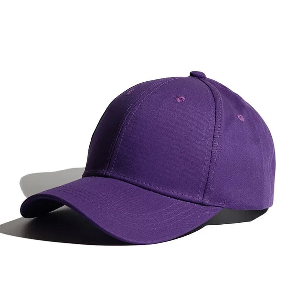 violet - Casquette Queue de Cheval Coton Lavé — Coloris & Filet