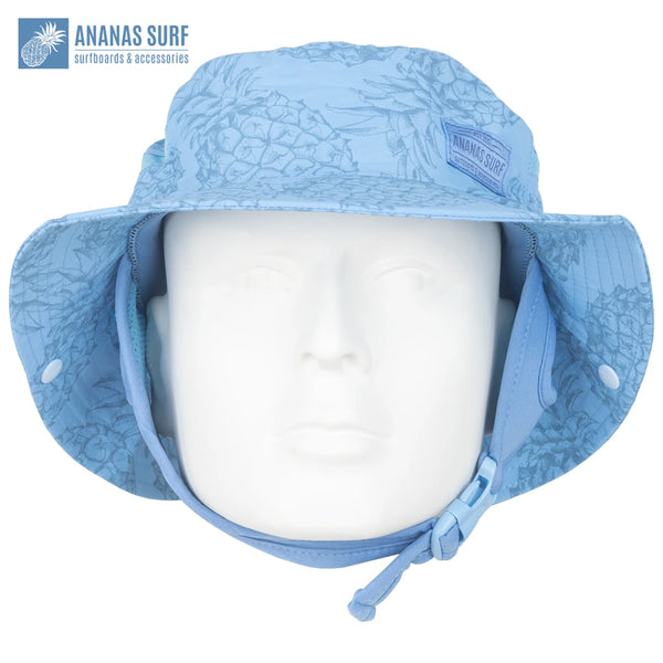 bleu ciel-Chapeau de Surf Anti-UV avec Mentonnière — Kitesurf, Pêche, Sport Nautique