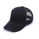 noir mesh - Casquette Queue de Cheval Coton Lavé — Coloris & Filet