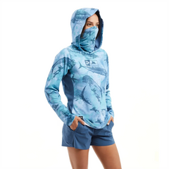 Chemise de pêche à capuche pour hommes, vêtements de pêche à manches