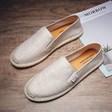 beige - Espadrille respirante en toile tissée – Loafers homme d'inspiration chinoise, souples et légers - Couleurs Lagon