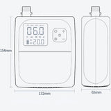 dimensions - Pompe Électrique Rechargeable 25 PSI – Haute Performance et Polyvalence - Couleurs Lagon