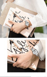 fashion - Montre Femme Luxe Chronographe LIGE AVIATOR - Couleurs Lagon