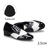 Chaussures de Danse Latine & de Salon Homme Cuir Verni – Couleurs Lagon