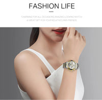 fashion life - Montre Femme Luxe Chronographe LIGE AVIATOR - Couleurs Lagon
