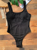 Couleurs Lagon - Sexy Monokini 1 pièce Push-Up Bas Tangua Brésilien