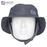 gris-Chapeau de Surf Anti-UV avec Mentonnière — Kitesurf, Pêche, Sport Nautique